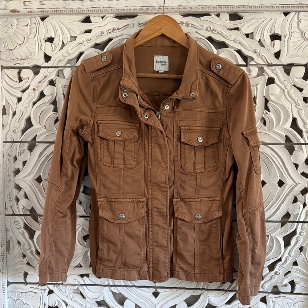Women’s Brown Utility Jacket - Kensie - Size M